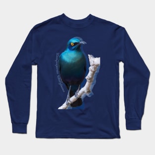 Greater blue-eared starling Long Sleeve T-Shirt